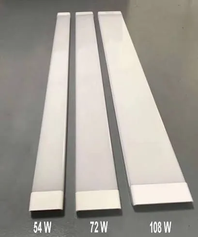 ثلاث وحدات إنارة LED خطية بقدرات 54 و72 و108 واط